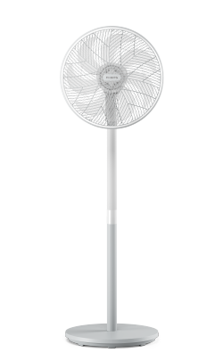 A tall white Philips Pedestal Fan 2000 Series which can rotate 90 degrees.