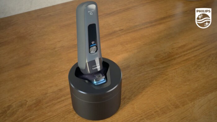 Quick clean pod قيد الاستخدام